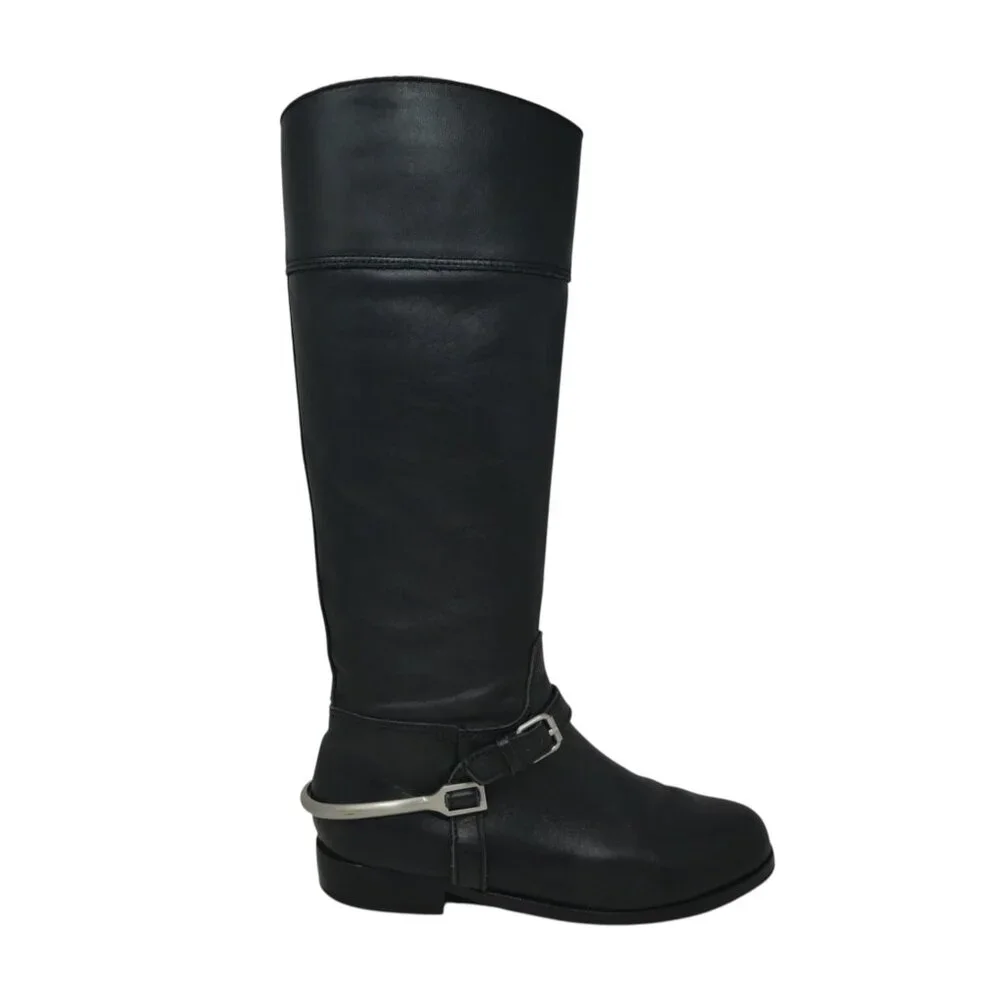 Pour La Victoire Marne Black Leather Harness‎ Riding Equestrian Boots